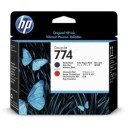 HP P2V97A Blekkpatron, matt svart/rød