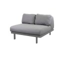 Cane-line Space 1-seters modul Light grey Grå