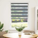  Sebragardin mørkegrå 80x150 cm stoff bredde 75,9 polyester