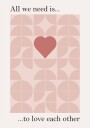 Love and Unity Plakat Plakat / 40x50cm