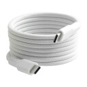Dacota Platinum magnetisk USB-C til USB-C kabel 1,5 m, hvit