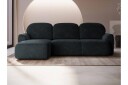 Corfu Sovesofa Med 3 Seters Divan   Svart