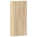  Skohylle Sonoma Eik 80x35,5x180 cm Konstruert tre