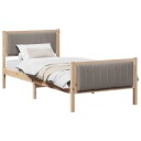  Sengestamme Brun og taupe 90 x 190 cm Heltre furu