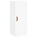  Veggmontert skap hvit 34,5x34x90 cm konstruert tre 8720845950613