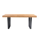 Spisebord HOME4YOU Byron 190x100x76 cm Eik - eik