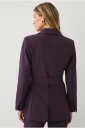 Ellos Collection   Blazer med slips og sjalkrage   Lilla
