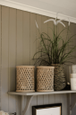 Halvor Bakke Latina Rotting Lyslykt Ø18 H24 Beige