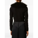 Twinset, Dame, Strikkevarer, Svart, S,