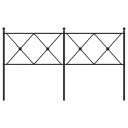  Sengegavl i metall svart 160 cm 8721012374218