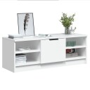 vidaXL TV-benk hvit 102x35,5x36,5 cm konstruert tre