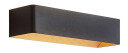 Arcchio Karam LED-vegglampe, 36,5 cm, svart