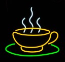 Neonskilt 48 cm Coffee Cup