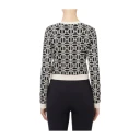 Elisabetta Franchi Dame Strikkevarer Flerfarget M,