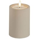 Konstsmide Blockljus beige 10cm