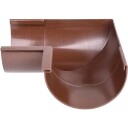 Plastmo 11" innvendig gjæring 90°, brun brown