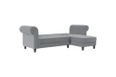 Sovesofa Felix II 241x154x83 cm Grå   241x154x83 cm Grå