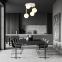 Dolce 4 Hvit/Opal taklampe Ø14 cm E14 230V uten lyskilde