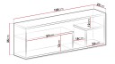 Elvaren Vegghylle 105 cm -