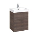 Macro Design Crown Servantskap 2 Skuff- med Light 70 Servant Brun ask / 45cm Plain