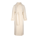 Amelie Trenchcoat Pure Cream XS Long wool trench