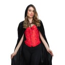 Wicked Costumes Ltd Deluxe Korsett Rød S