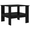  Kaffebord Svart Eik 57 x 55 x 45 cm Konstruert tre
