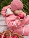 CeLaVi Rainwear Suit W. Fleece - Pink - 80
