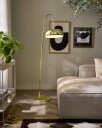 Deco Disco Gulvlampe Messing
