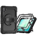 Samsung Galaxy Tab A9/A11 Tech-Protect Solid360 Hybrid-deksel med stropp Svart