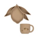 Konges Sløjd Silicone Spisesett Lemon Warm Clay