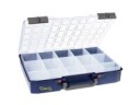 raaco CarryLite 80, Verkt?y boks, Polykarbonat (PC), Polypropylen, Bl?, Gjennomsiktig, 13 kg, Hengsel, 413 mm