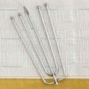 vidaXL Lystette gardiner med kroker og lin-design 2 stk gul 140x175 cm