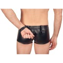 Svenjoyment Wetlook Boksershorts med Håndjern      - Svart - M