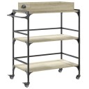  Kjøkkentralle sonoma eik 81,5x41x92,5 cm konstruert tre 842342