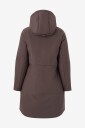 Zizzi   Vinterjakke caWilla L/S Coat   Brun