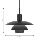 Louis Poulsen PH 5/5 Pendel Black