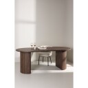 Venture Design Härön spisebord Mokka 200 x 90 cm Brun