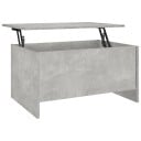  Salongbord betonggrå 80x55,5x41,5 cm konstruert tre