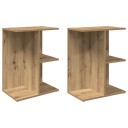  Nattbord 2 stk artisan eik 46,5x29x61 cm konstruert tre 8721158575463