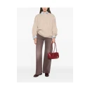 Allude Dame Strikkevarer Brun S,