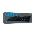 Logitech G915 Trådløs Gaming Tastatur RGB Mekanisk Nordisk Sort