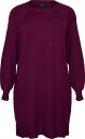 Zizzi   Kjole Caella L/S Abk Dress   Rød