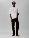 Calvin Klein Ss Easy Bar Jacquard Crewnk Tee White XXL