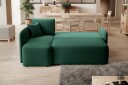 Hadson 3 seter Sofa med Sjeselong   Grønn