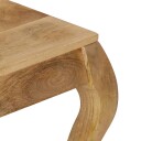 vidaXL Endebord 45x45x40 cm heltre mango