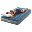 INTEX Luftmadrass med pumpe INTEX Mørk blå og grå 99 x 191 x 25 cm