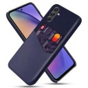 Samsung Galaxy A55 KSQ Deksel med Kort Lomme Blå