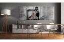 Bilde Banksy Monkey With Frame 200x80 Artgeist sp. z o. o.