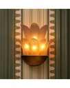 Melrose vegglampe antikk messing